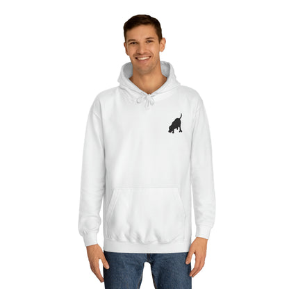 DS TESLA BARN HUNT Unisex College Hoodie