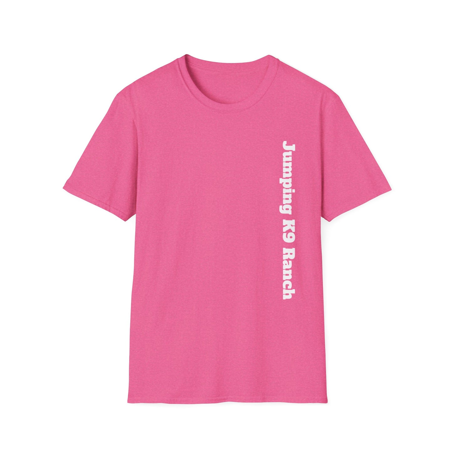 Jumping K9 Ranch  Unisex Softstyle T-Shirt