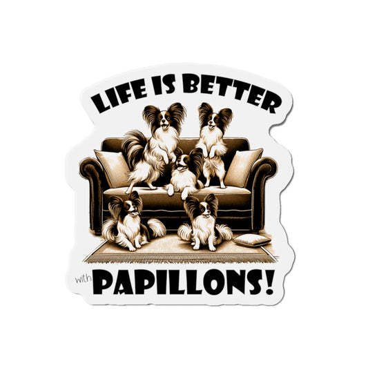 LIFE IS BETTER - Papillons -  Die-Cut Magnets