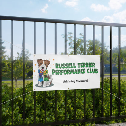 RUSSELL TERRIER PERFORMANCE CLUB Matte Banner