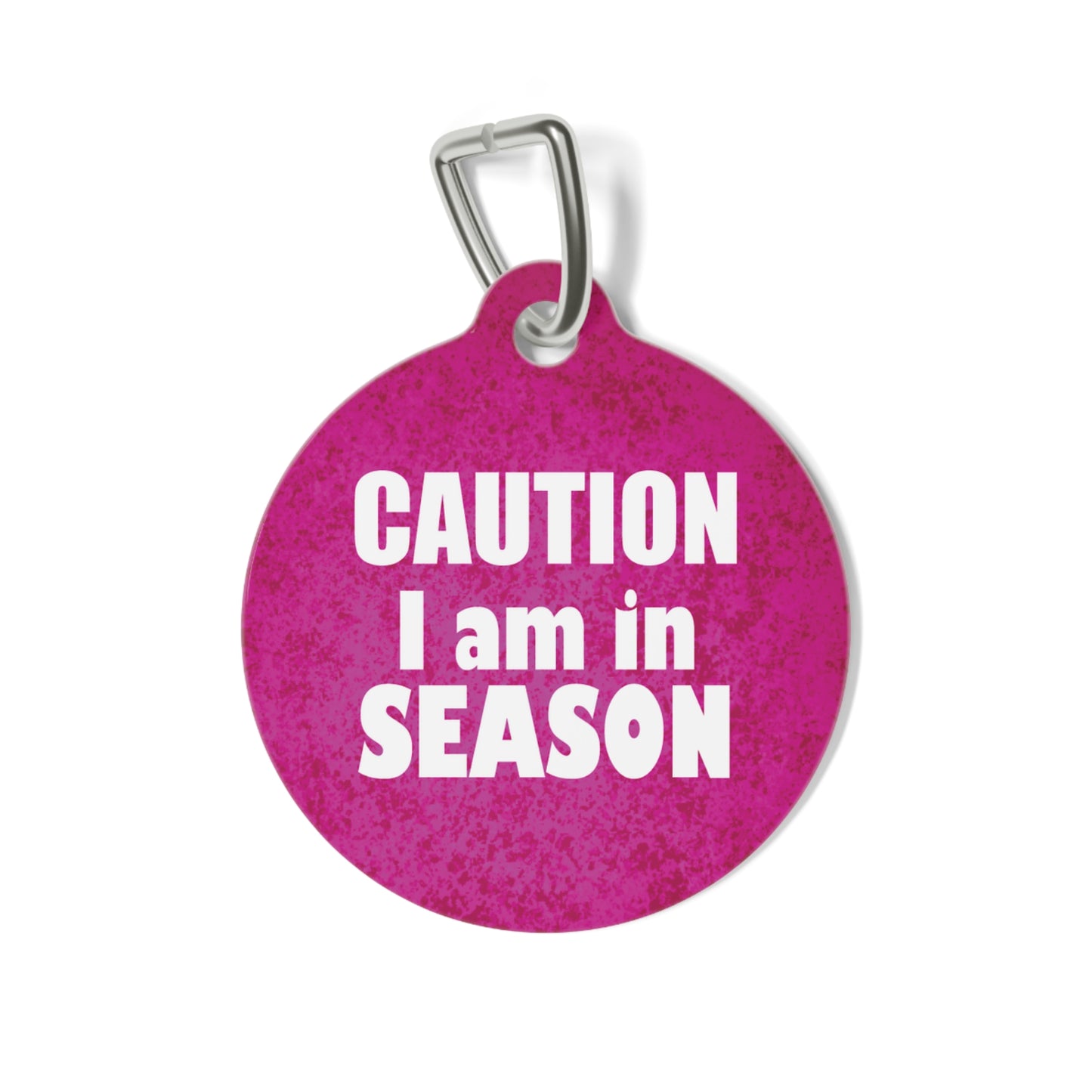 Pink in Season _ Pet Tag