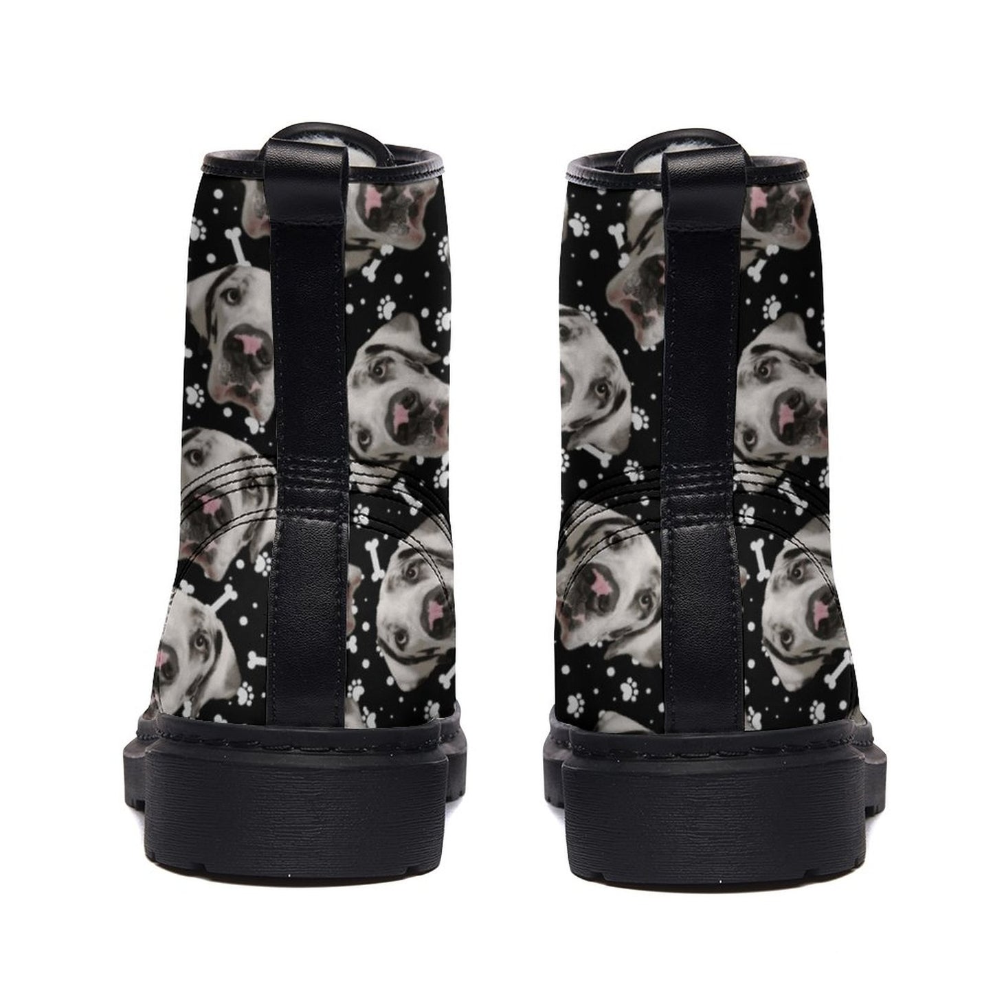 Unisex Boots FACE w PAWS-n-BONES