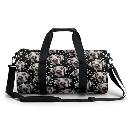 FACE w PAWS-n-BONES Gym Bag