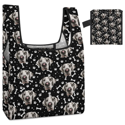 FACE w PAWS-n-BONES Reusable Grocery Bags