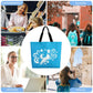 Large One Shoulder Shopping Bag (All-Over Printing)