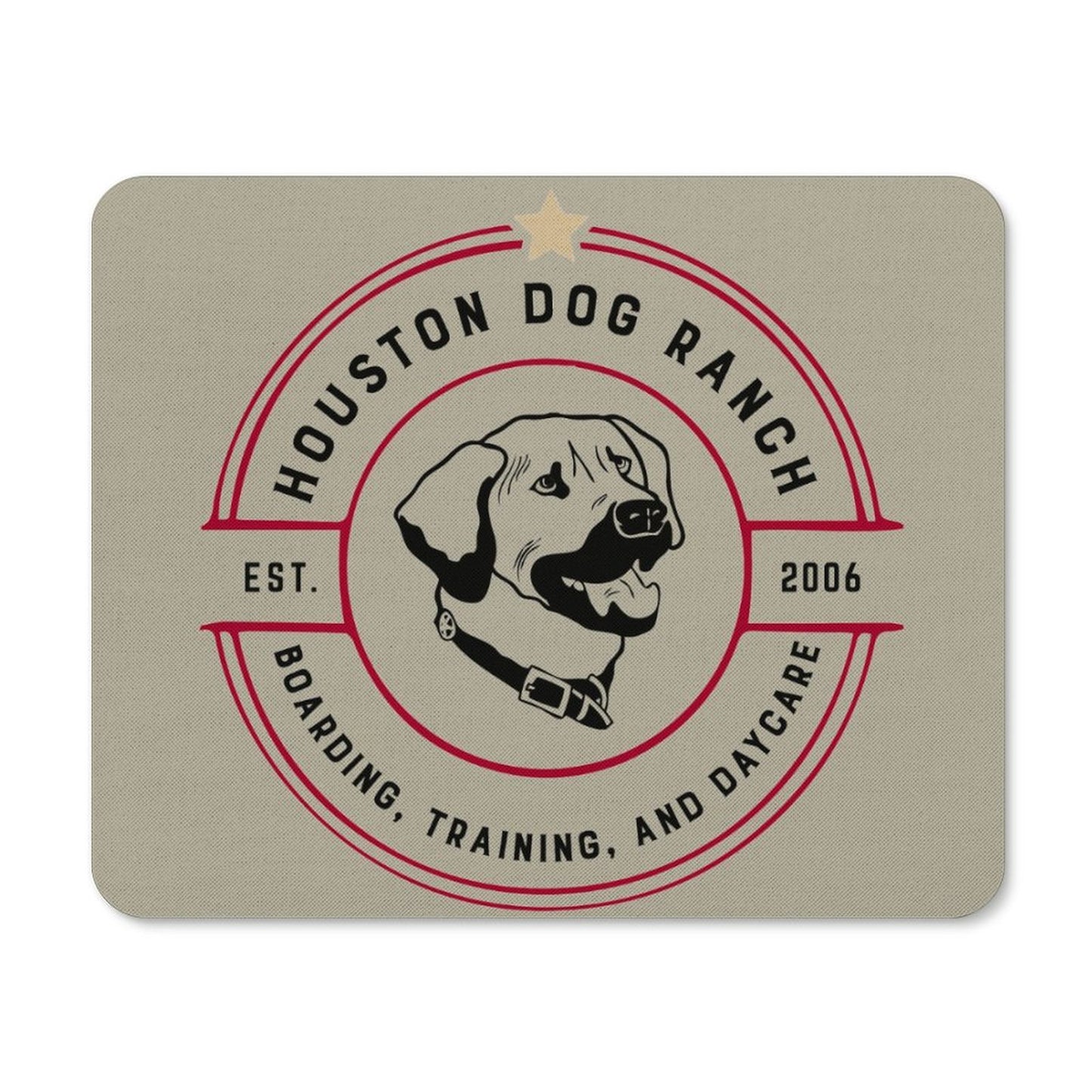 HOUSTON DOG RANCH Square Mouse Pad