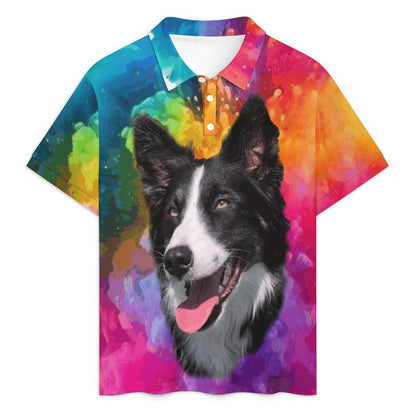 200gsm Short Sleeve Men's POLO Shirt Set A46TZ (All-Over Printing)
