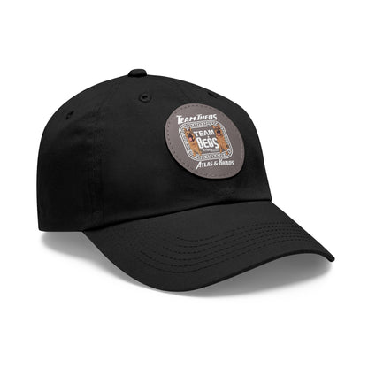 TEAM THEOS - Dad Hat with Leather Patch (Round)