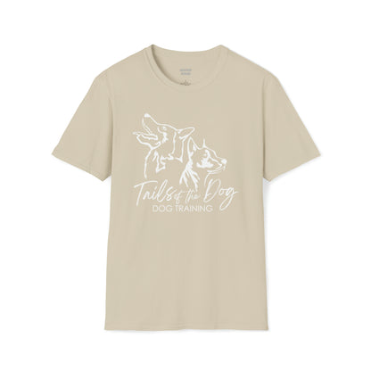 white TAILS OF THE DOG  Unisex Softstyle T-Shirt