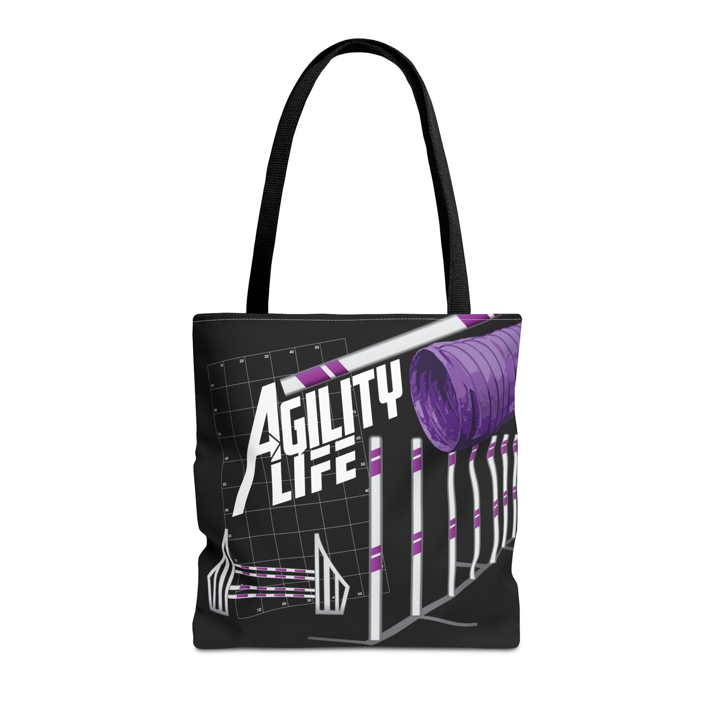 AGILITY LIFE BLACK Tote Bag