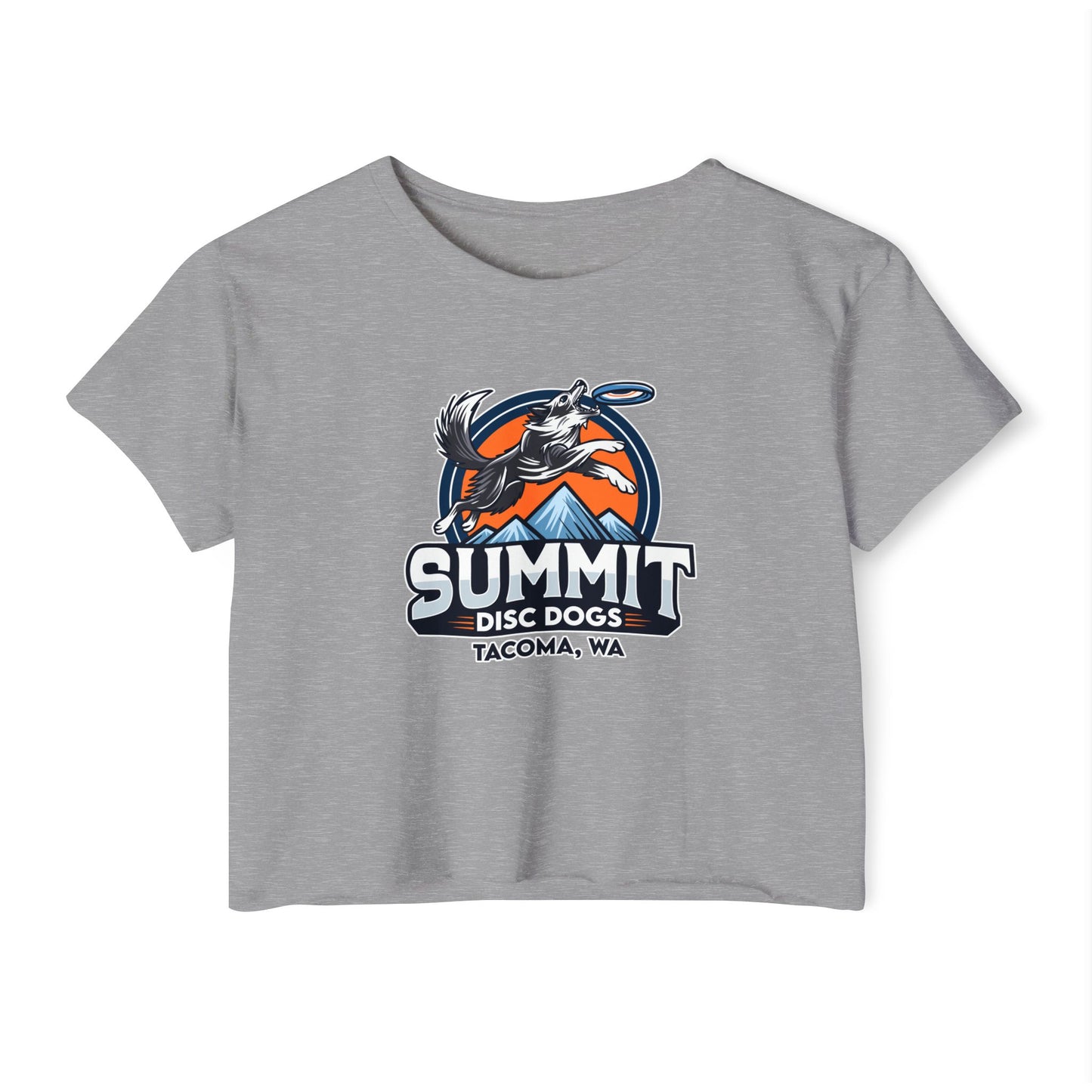 SUMMIT DISC DOGS   Women's Festival Crop Top