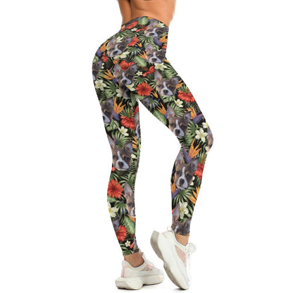 HAWAIIAN STYLE FACE - Hot Yoga Pants for Women