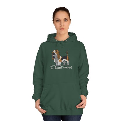 LOVED BY  BASSET 4 Unisex College Hoodie