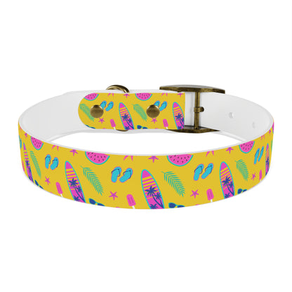 80S Summer Fun  Dog Collar