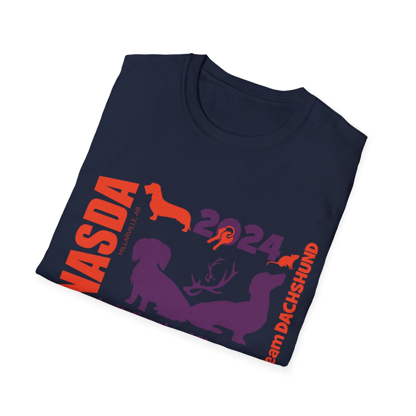 NASDA  - TEAM Dachshund2  Unisex Softstyle T-Shirt