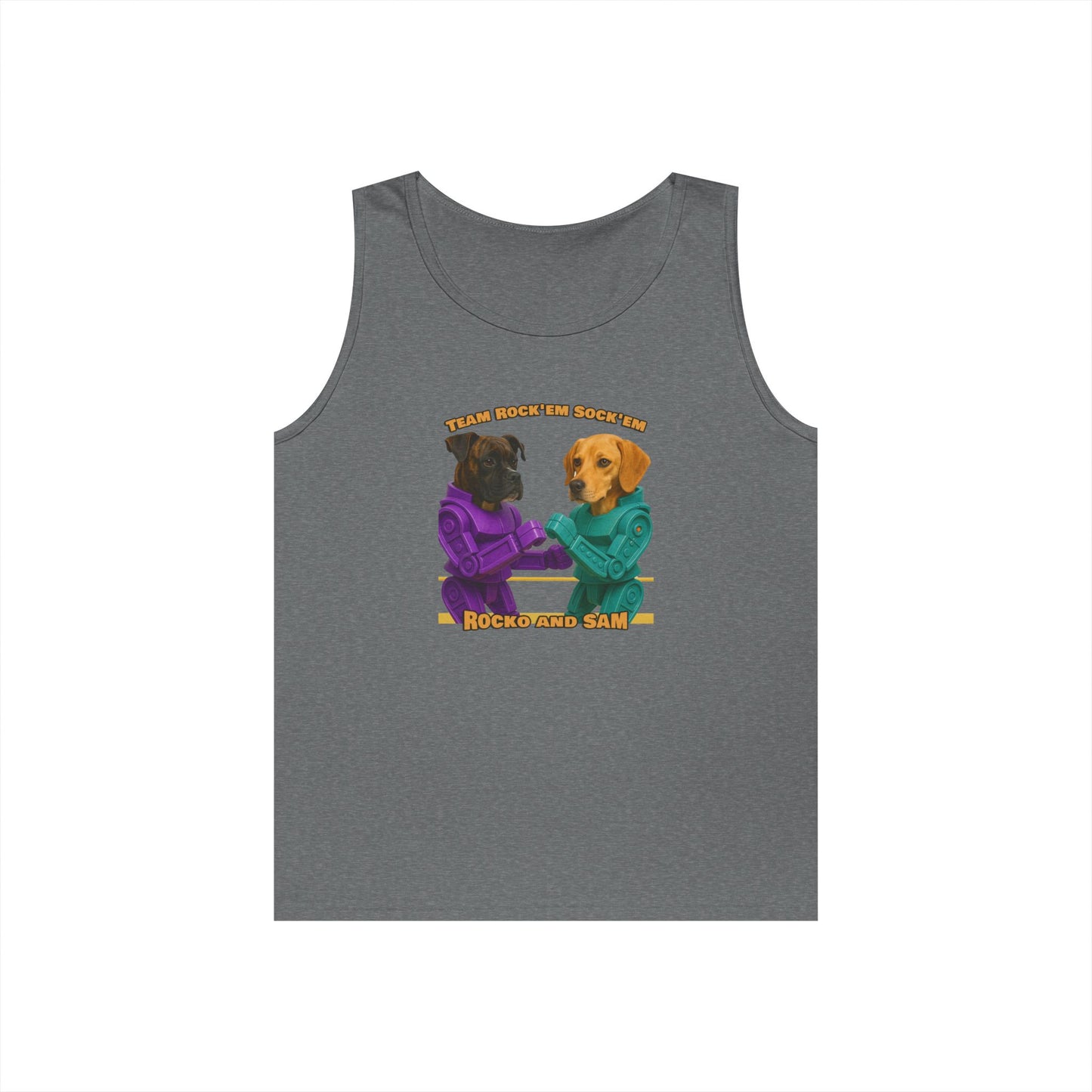 ROCKO SAM Unisex Heavy Cotton Tank Top