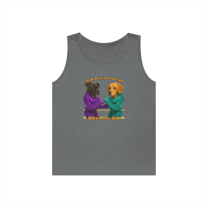 ROCKO SAM Unisex Heavy Cotton Tank Top
