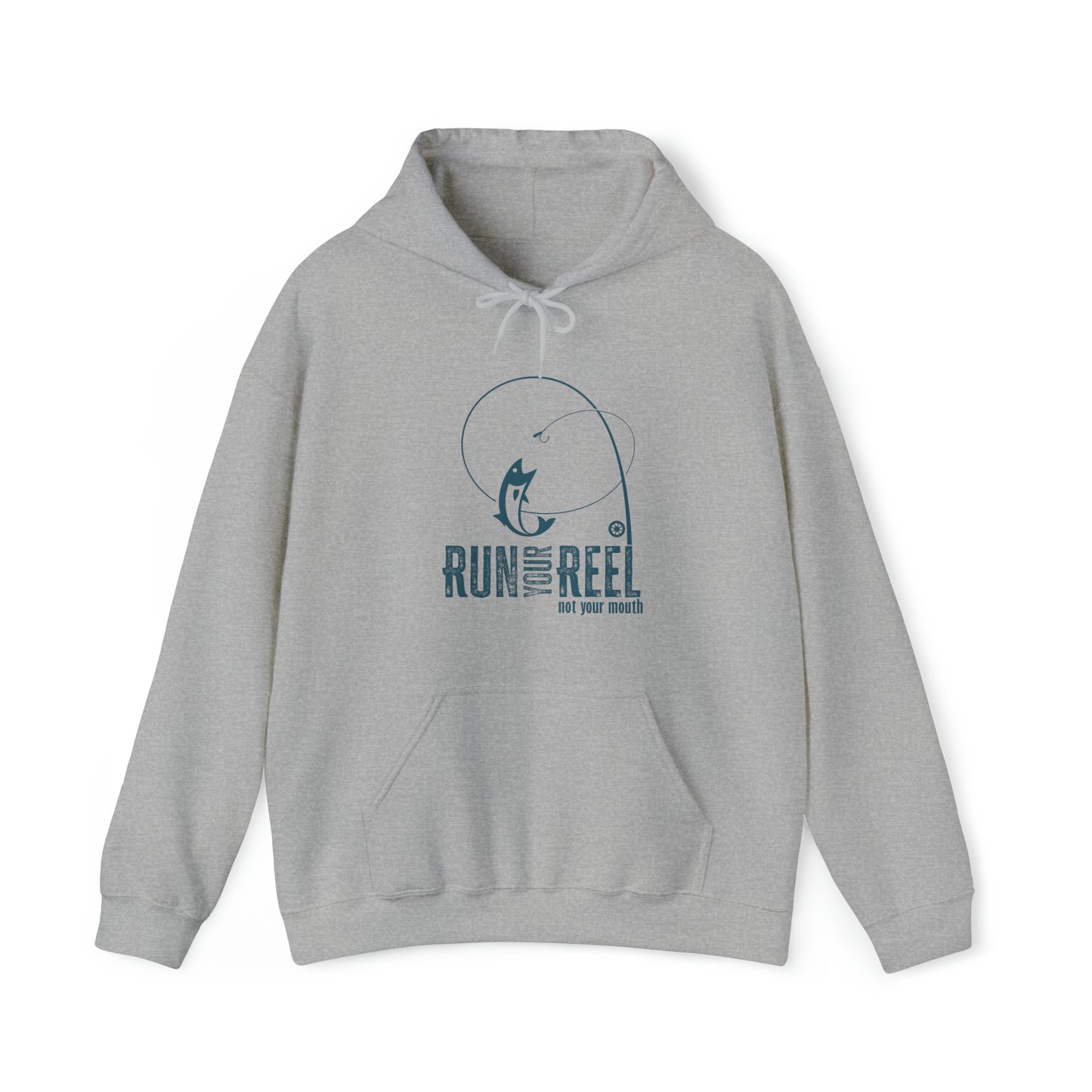 RUN YOUR REEL - 4 Unisex Heavy Blend™ Hooded Sweatshirt