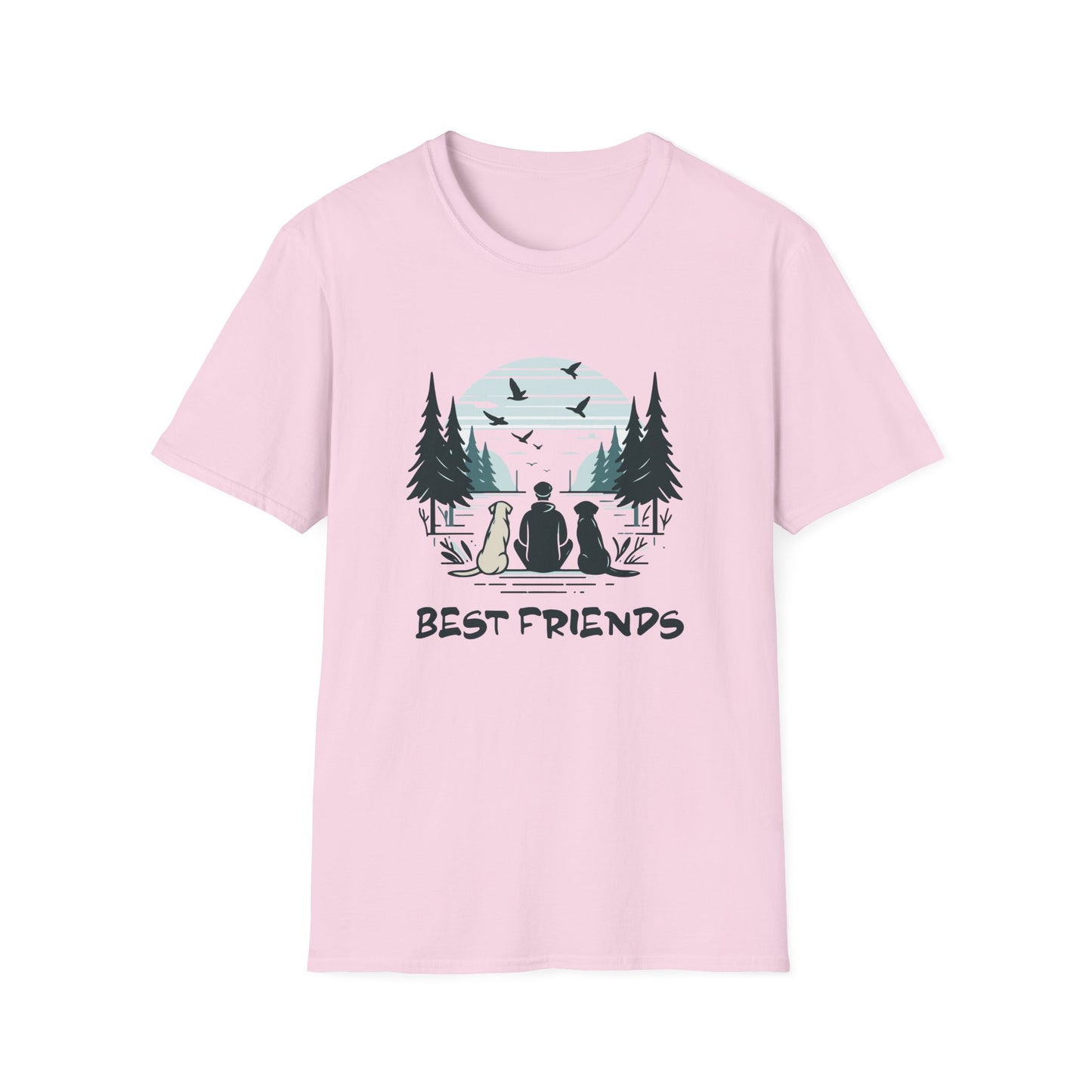 5 No Dogs Left Behind - Unisex Softstyle T-Shirt