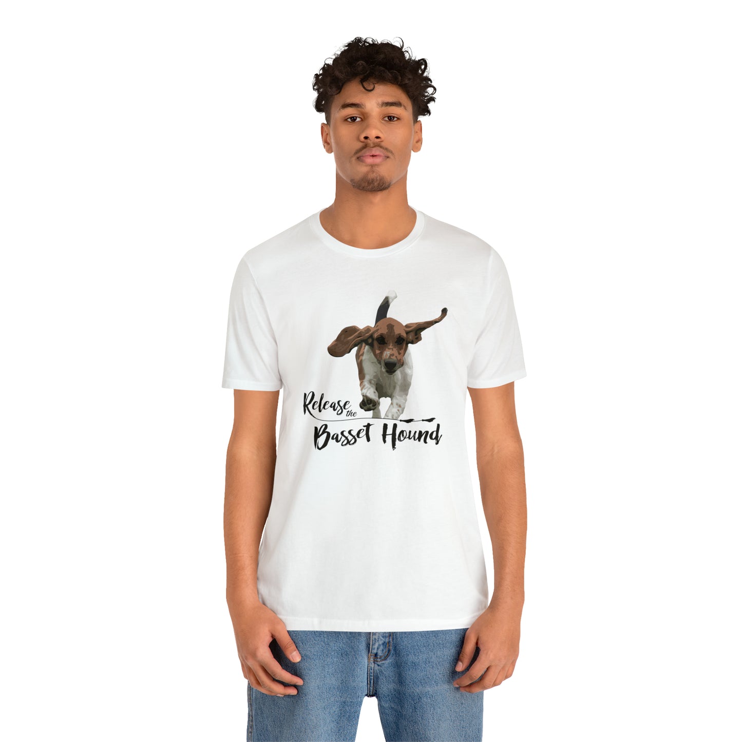 RELEASE THE BASSET  -  Unisex Short Sleeve Tee