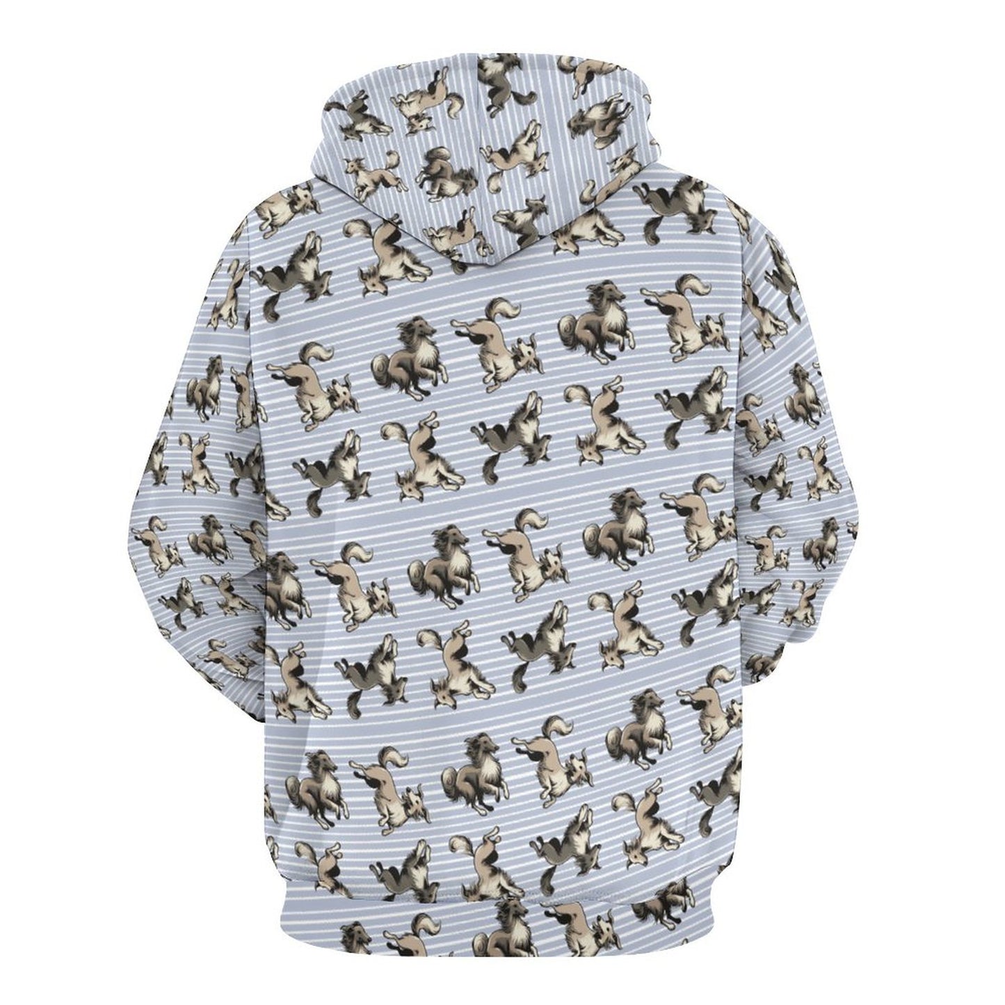 WINDSPRITE  - Silken Windhound  Pattern Hoodie