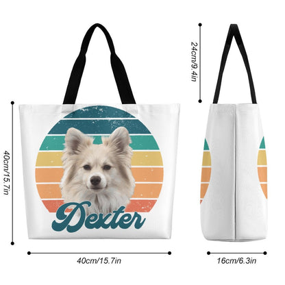 Large One Shoulder Shopping Bag (All-Over Printing)