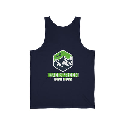 EVERGREEN DISC DOGS Unisex Jersey Tank