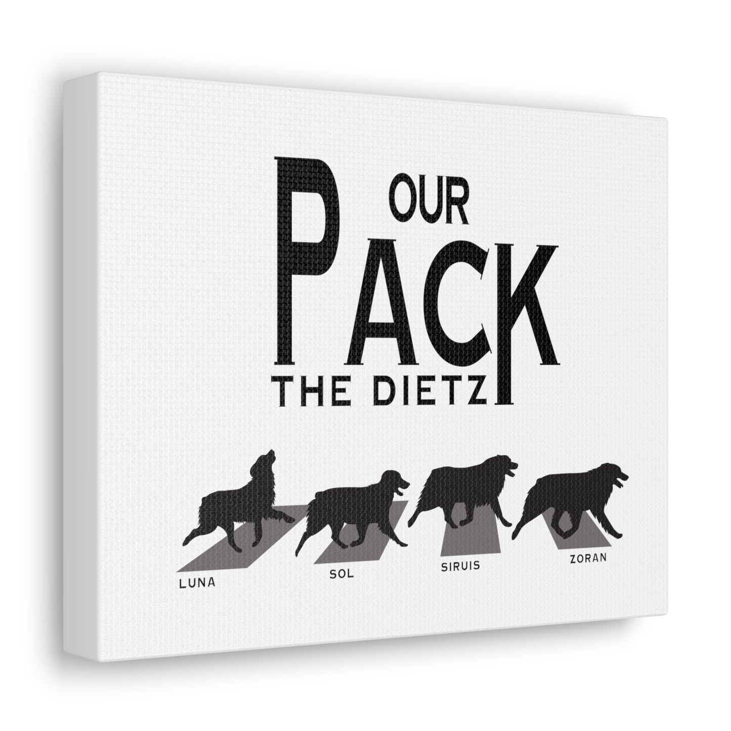 OUR PACK Canvas Gallery Wraps