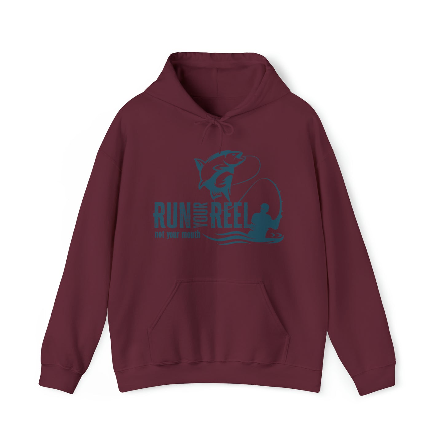 RUN YOUR REEL - 5 Unisex Heavy Blend™ Hooded Sweatshirt