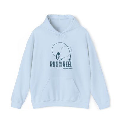 RUN YOUR REEL - 4 Unisex Heavy Blend™ Hooded Sweatshirt