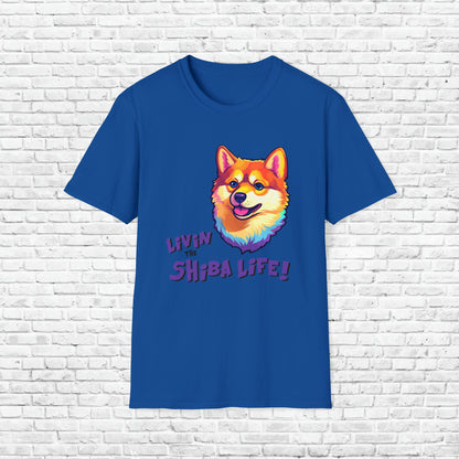 LOVED BY SHIBA 4 Unisex Softstyle T-Shirt