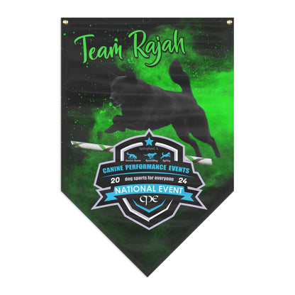 TEAM RAJAH Pennant Banner