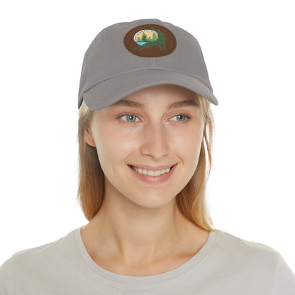 Puget Sound Disc Dogs Hat with Leather Patch (Round)