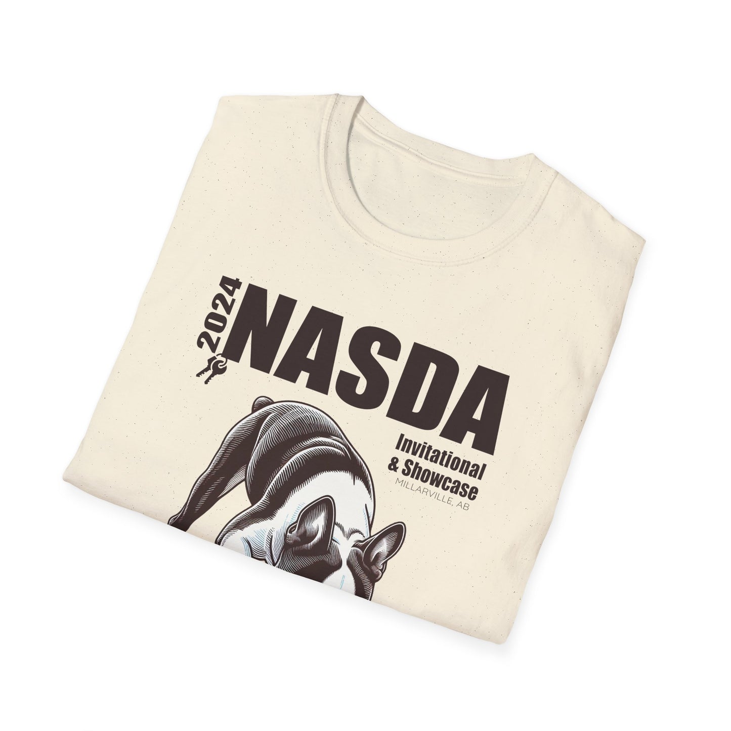 BOSTON TERRIER - NASDA  Unisex Softstyle T-Shirt