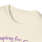 JUMPING FOR CANDI - Flowers Unisex Softstyle T-Shirt