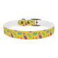 80S Summer Fun  Dog Collar