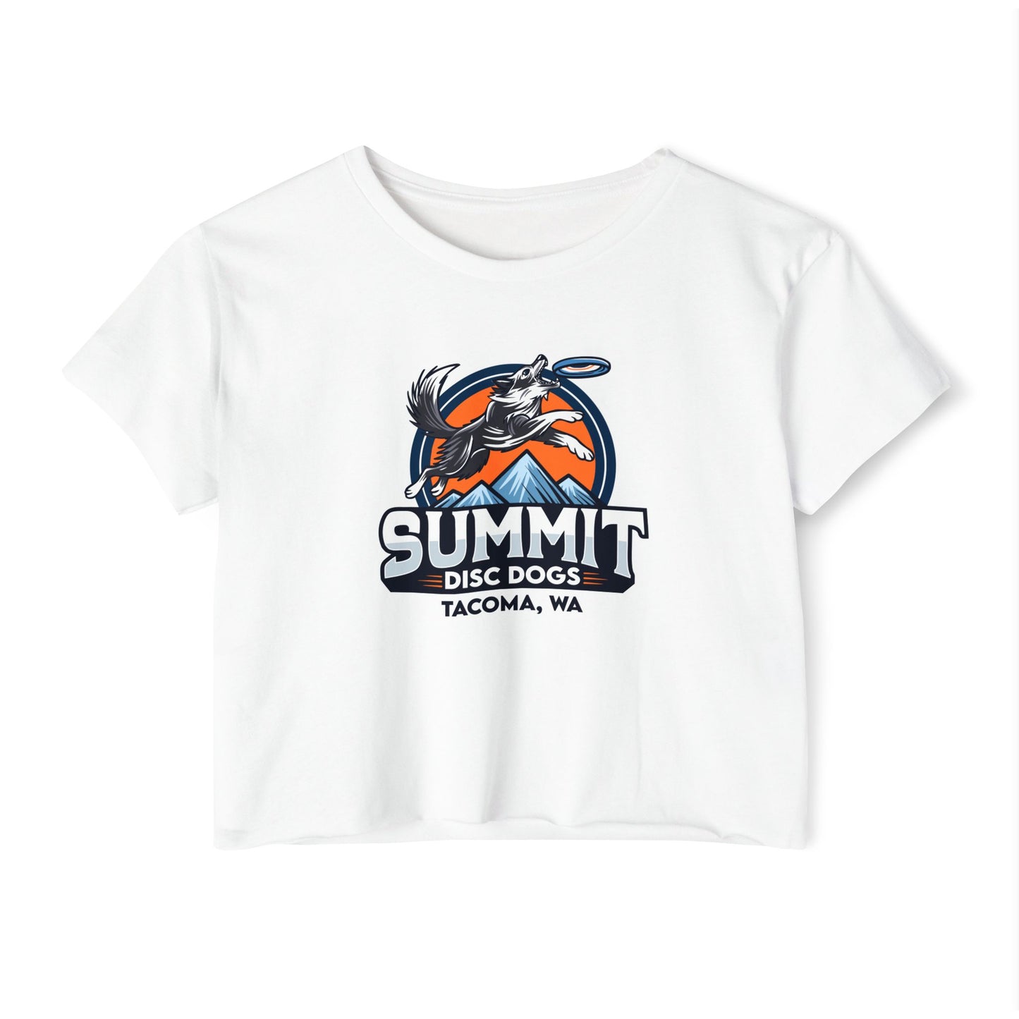 SUMMIT DISC DOGS   Women's Festival Crop Top