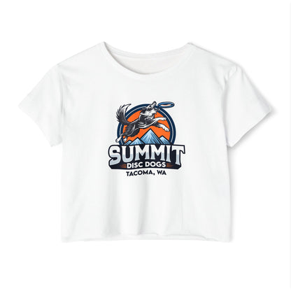 SUMMIT DISC DOGS   Women's Festival Crop Top