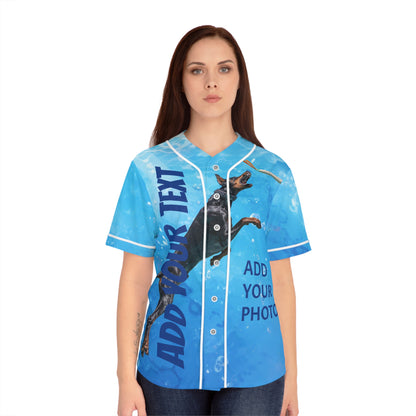 Women's Baseball Jersey (AOP)