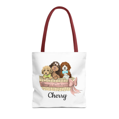 CHERRY  Benjis Cockapoos Tote Bag