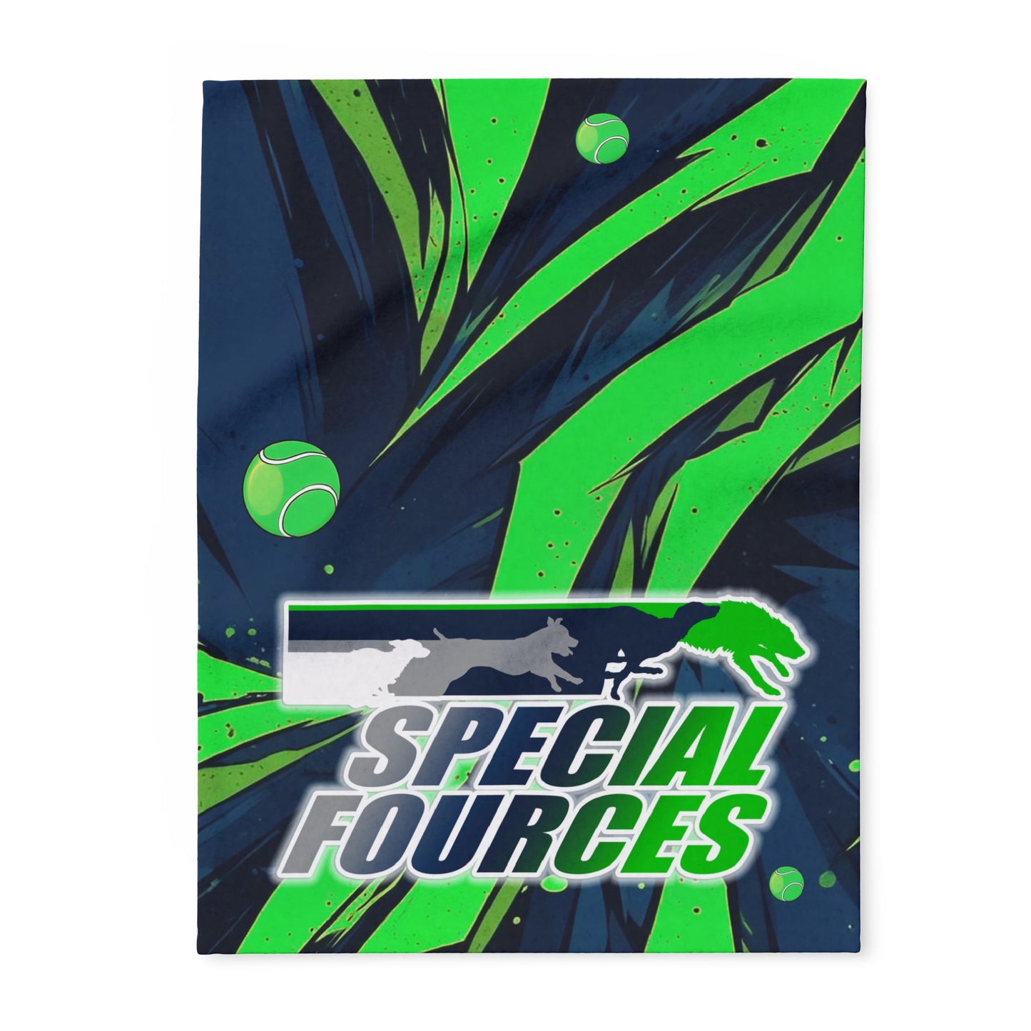 SPECIAL FORCES FLYBALL  Arctic Fleece Blanket