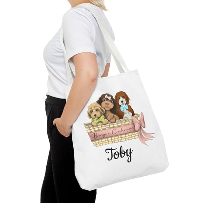 Toby * Benjis Cockapoos Tote Bag