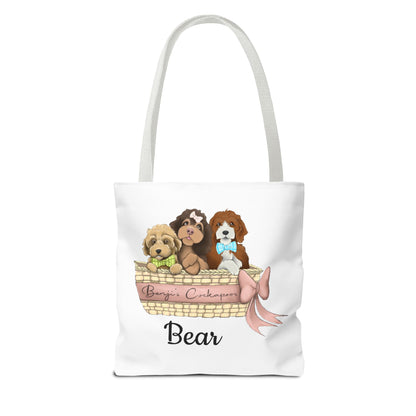 Bear  Benjis Cockapoos Tote Bag