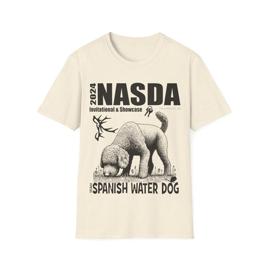 ** TEAM BUG - TEAM  Spanish Water Dog  -  NASDA  Unisex Softstyle T-Shirt