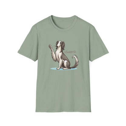 WINDSPRITE - Silken Windhound Waving Unisex Softstyle T-Shirt