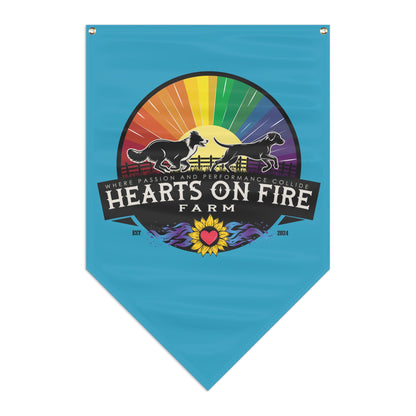 HEARTS ON FIRE Pennant Banner