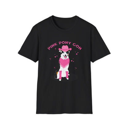pink pony Unisex Softstyle T-Shirt