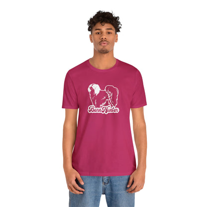 Phalene (Papillon) Barn Hunt3  - Unisex Jersey Short Sleeve Tee