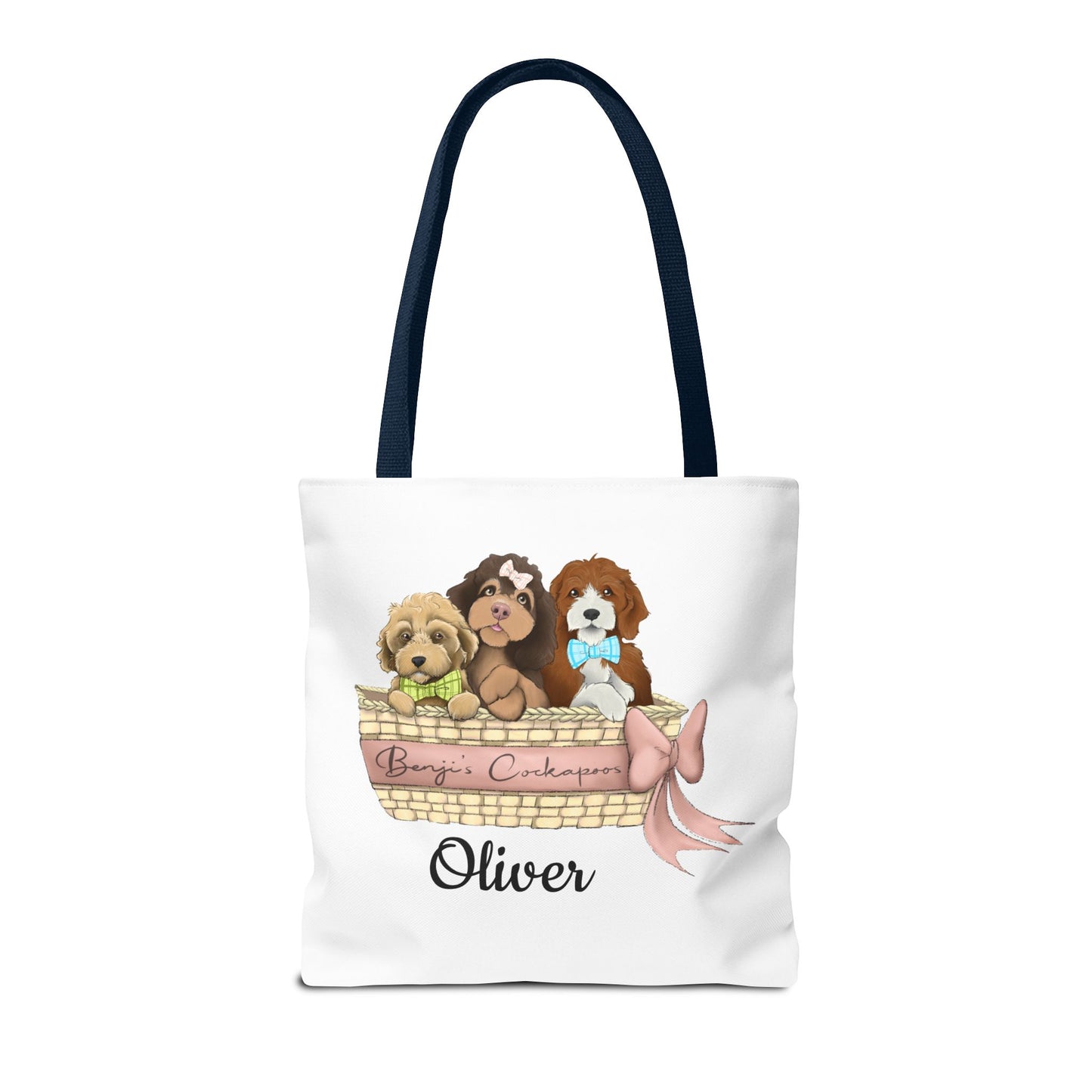 Oliver  Benjis Cockapoos Tote Bag