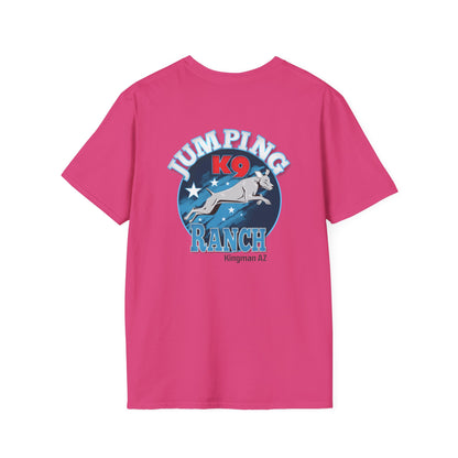 Jumping K9 Ranch  Unisex Softstyle T-Shirt
